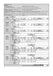 University-Recommended MEXT Scholarship Application Form Page 3